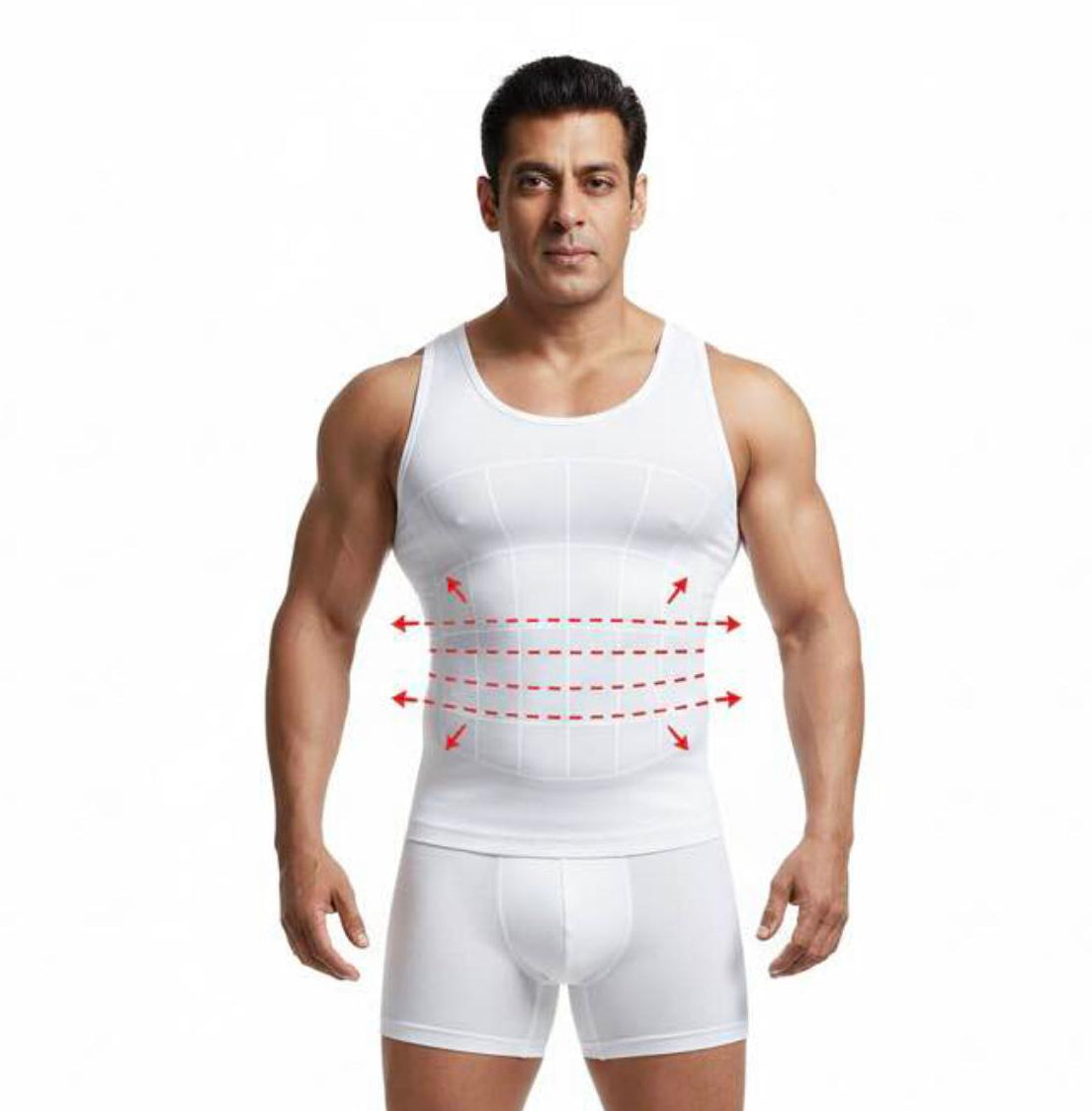 ClickNBuy™ Premium Upper Body Shaper For Men – Slimming Vest | Chest, Back & Waist Body Shaper
