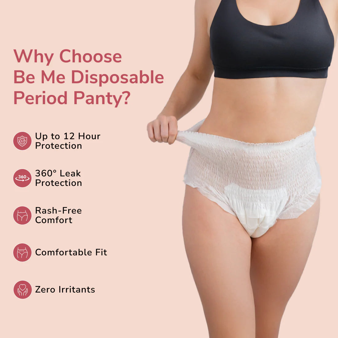 Disposable Period Panties – Leakproof Protection | Pack of 7