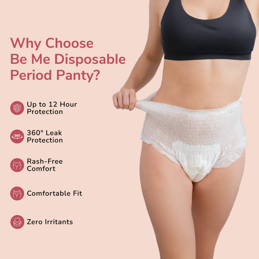 Disposable Period Panties – Leakproof Protection | Pack of 7