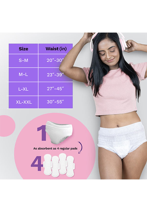 Disposable Period Panties – Leakproof Protection | Pack of 7